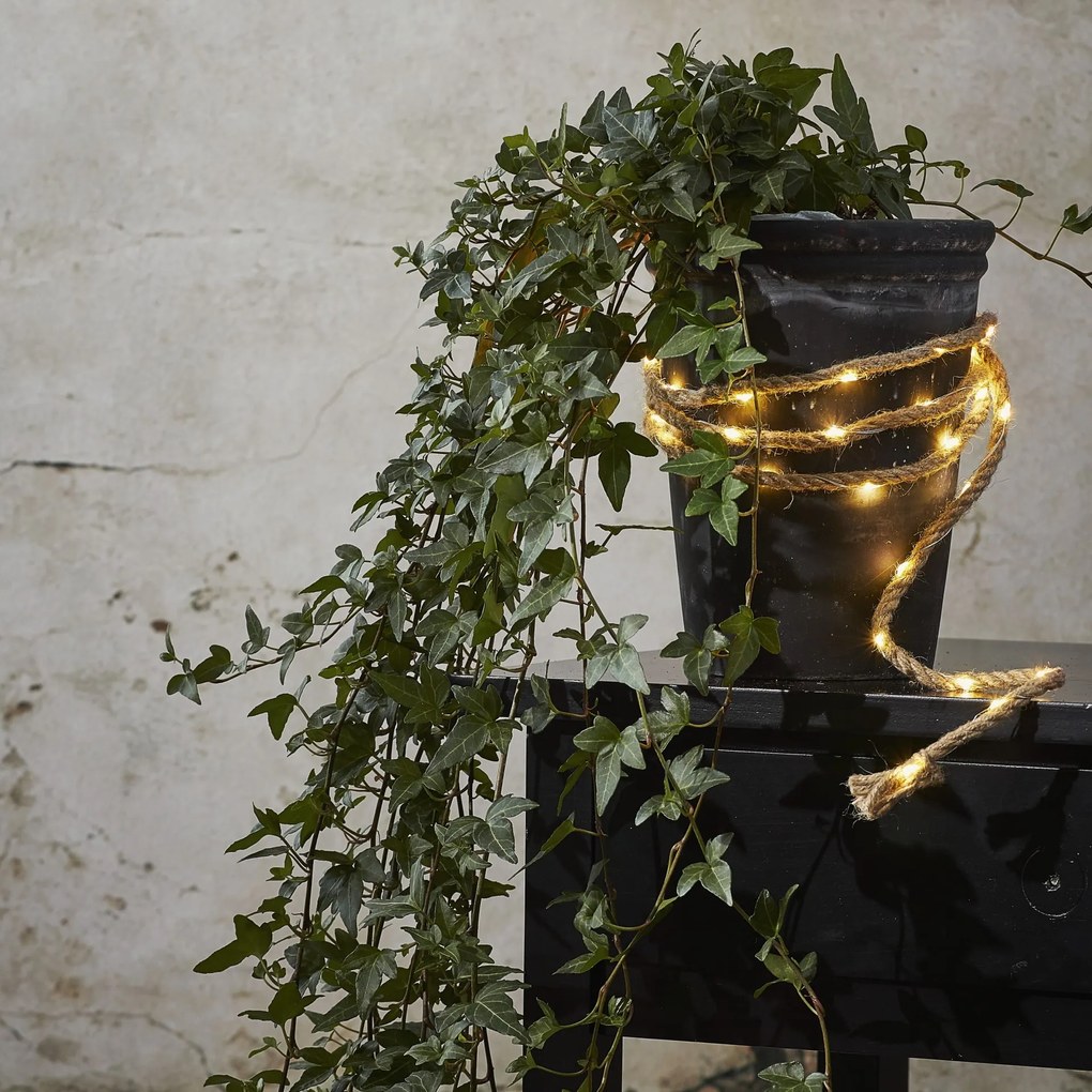 Star trading LED svetelná reťaz z juty D.2m