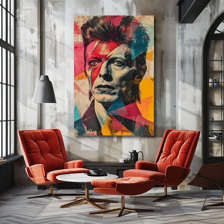 David Bowie obraz na plátne - Rebel s dušou umelca | different dimensions