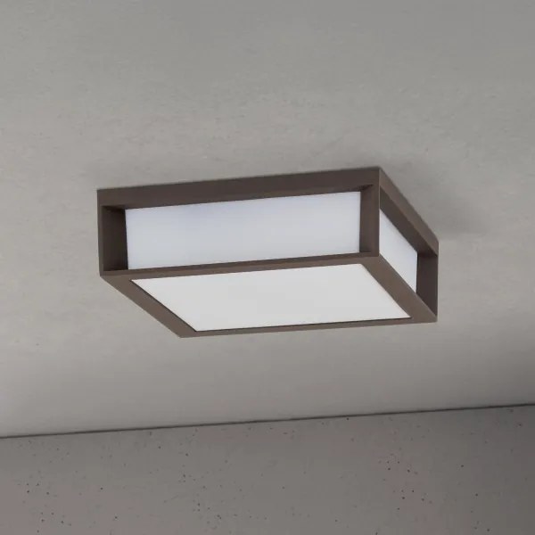 Orion - Vonkajšie svietidlo HENRY 2xE27/15W/230V 26x26 cm IP44 hnedé