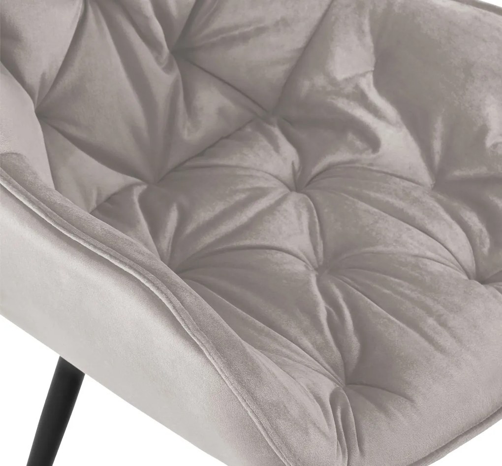 Stolička Tanna - zamat - Sivá