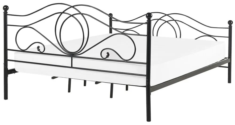 Manželská posteľ 180 cm LAURA (s roštom) (čierna). Vlastná spoľahlivá doprava až k Vám domov. 1007331