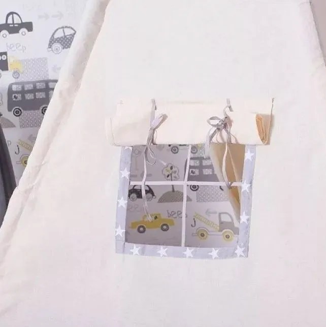 Bestent Detský stan Teepee s vankúšmi Hviezdy šedý