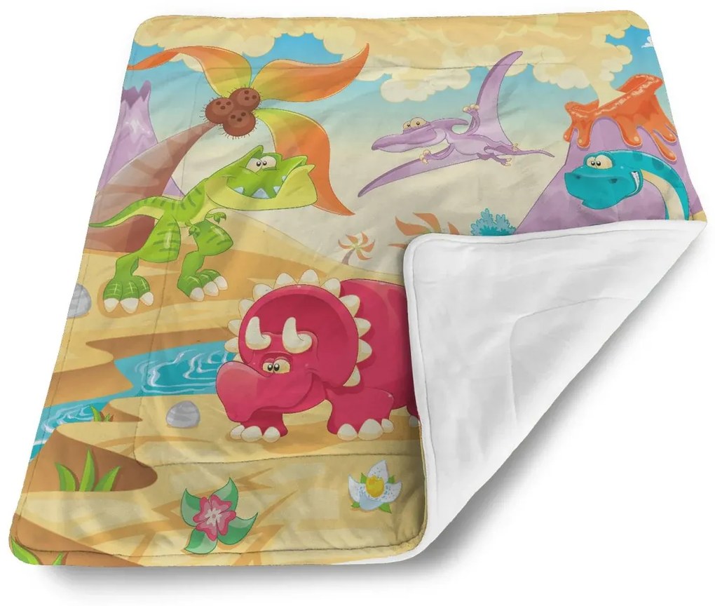 Sablio Deka pre bábätko Dinosauři 5 - 80x100 cm
