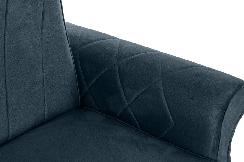 Pohovka Panama 3, modrá (monolith 77)