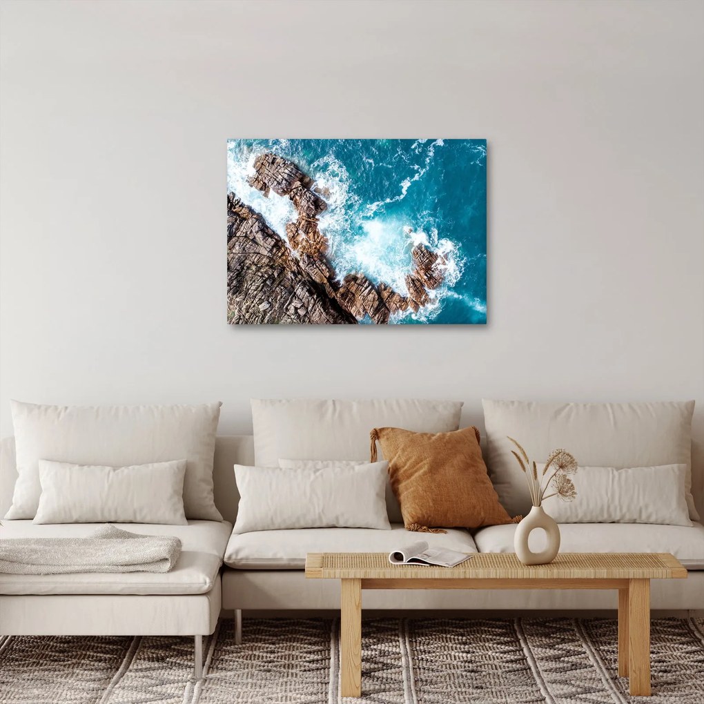 Obraz skál a mora (70x50 cm)