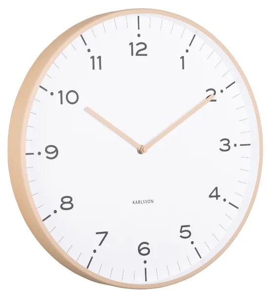 Karlsson 6011SB dizajnové nástenné hodiny béžová,pr. 40 cm