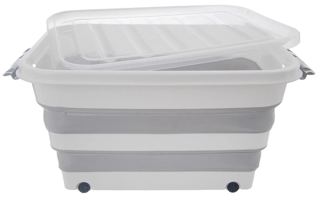 Orion Skladací box s kolieskami Kemp, 30 l