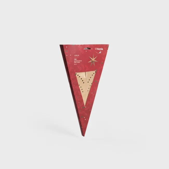 LED hviezda GALLA zlatá 705021