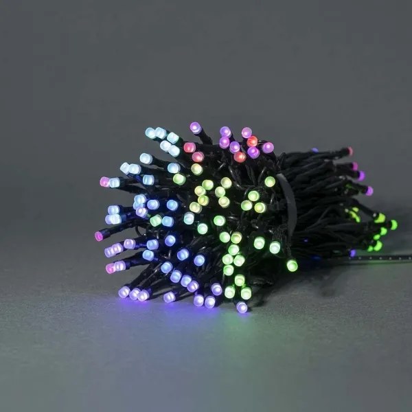 Nedis WIFILX01C168 - LED RGB Vianočná reťaz 168xLED/8 funkcií 23m IP44  Wi-Fi Tuya