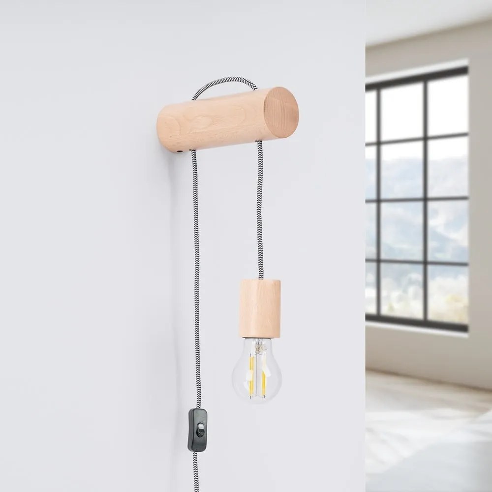 Nástenné svietidlo v prírodnej farbe Arcadia – Nice Lamps