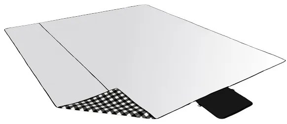 Pikniková deka 200 x 300 cm NILS Camp NC2310 - kockovaná