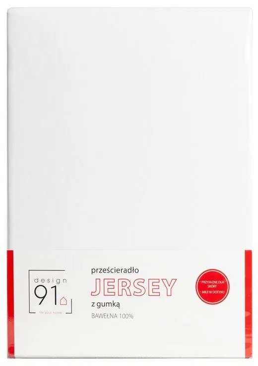 PRESTIERADLO S ELASTICKÝM JERSEY DESIGN91 240X220 CM, VÝŠKA 30 CM BIELE