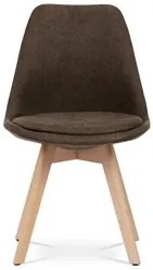 Autronic BONTEC Jedálenská stolička, hnedá, látka, CT-751 BR2 Farba: Hnedá