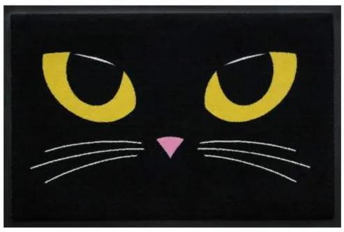 Sviatočná premium rohožka - čierna mačka (Vyberte veľkosť: 60*40 cm)