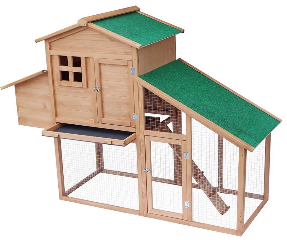 Kurník Avenberg COOPER 172 x 66 x 120 cm (hnedý)