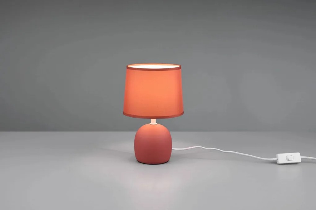 Stolná lampa Malu, oranžová