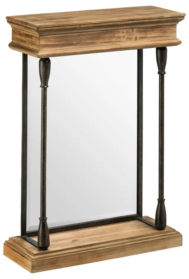 Nástenné zrkadlo s dreveným rámom 50x70 cm Tribeca – Premier Housewares