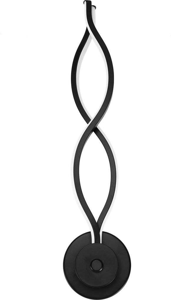 Toolight Toolight, LED nástenné svietidlo APP1048-W, čierna, OSW-03954