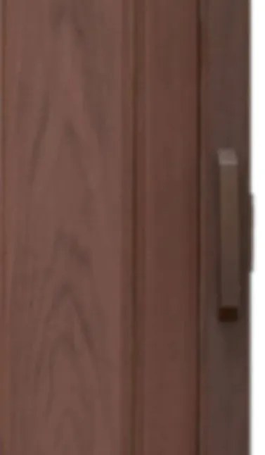 Skladacie dvere 001P hnedé 90 cm