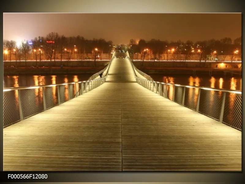 Obraz na plátne Cez rieku, Obdĺžnik 120x80cm 87,92 €