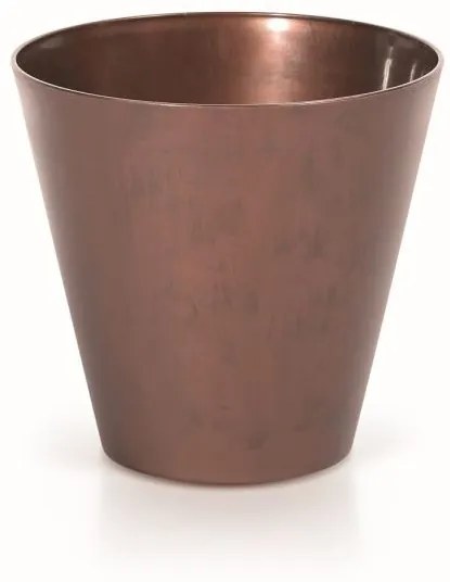 Prosperplast Kvetináč Tubus Bronze-patinující ocel, varianta 25 cm