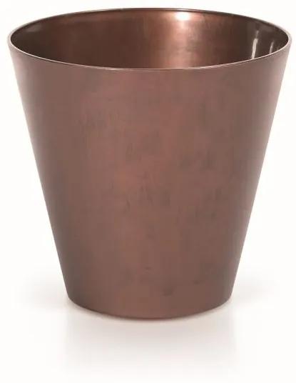 Prosperplast Kvetináč Tubus Bronze-patinující ocel, varianta 40 cm