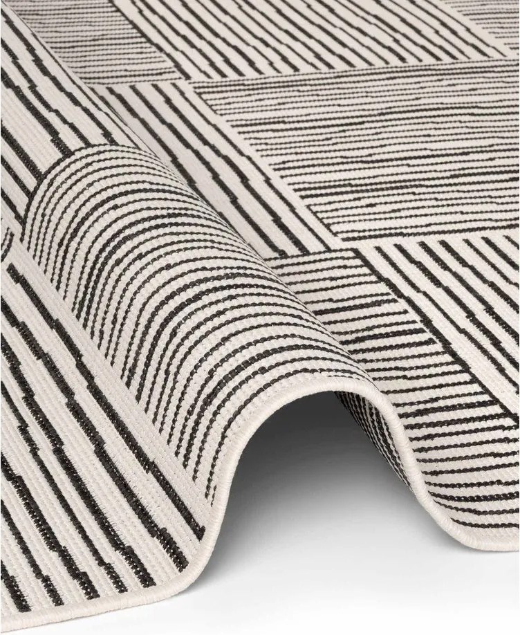 Čierny/krémový vnútorný a vonkajší koberec 160x230 cm Haringey Nightingale – Ted Baker