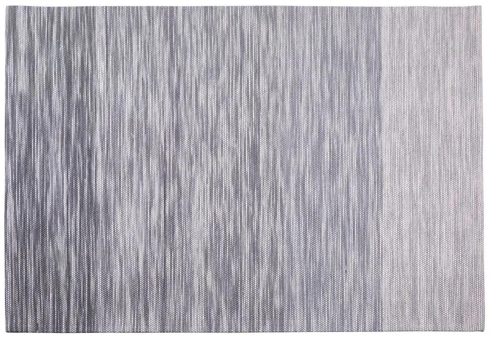 Vlnený koberec 140 x 200 cm sivý KAPAKLI Beliani