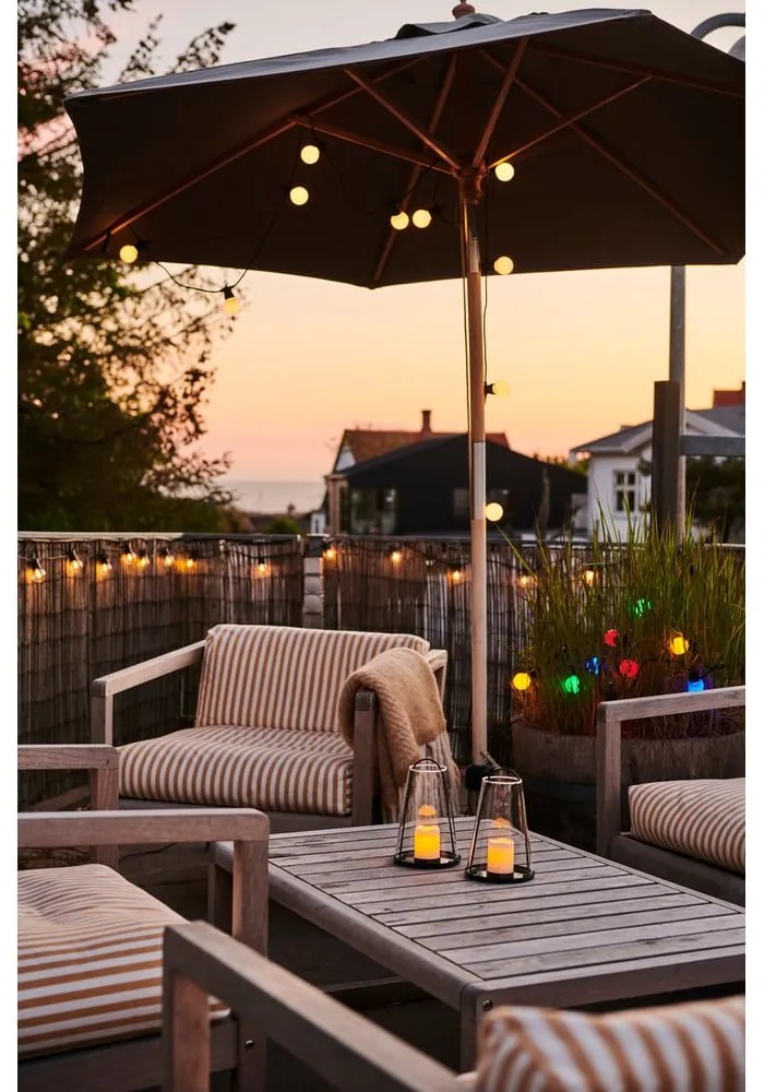 Svetelná reťaz počet žiaroviek 10 ks dĺžka 300 cm Lucas Multi – Sirius