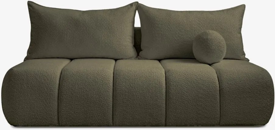 Rozkladacia pohovka SARIA Olive Boucle