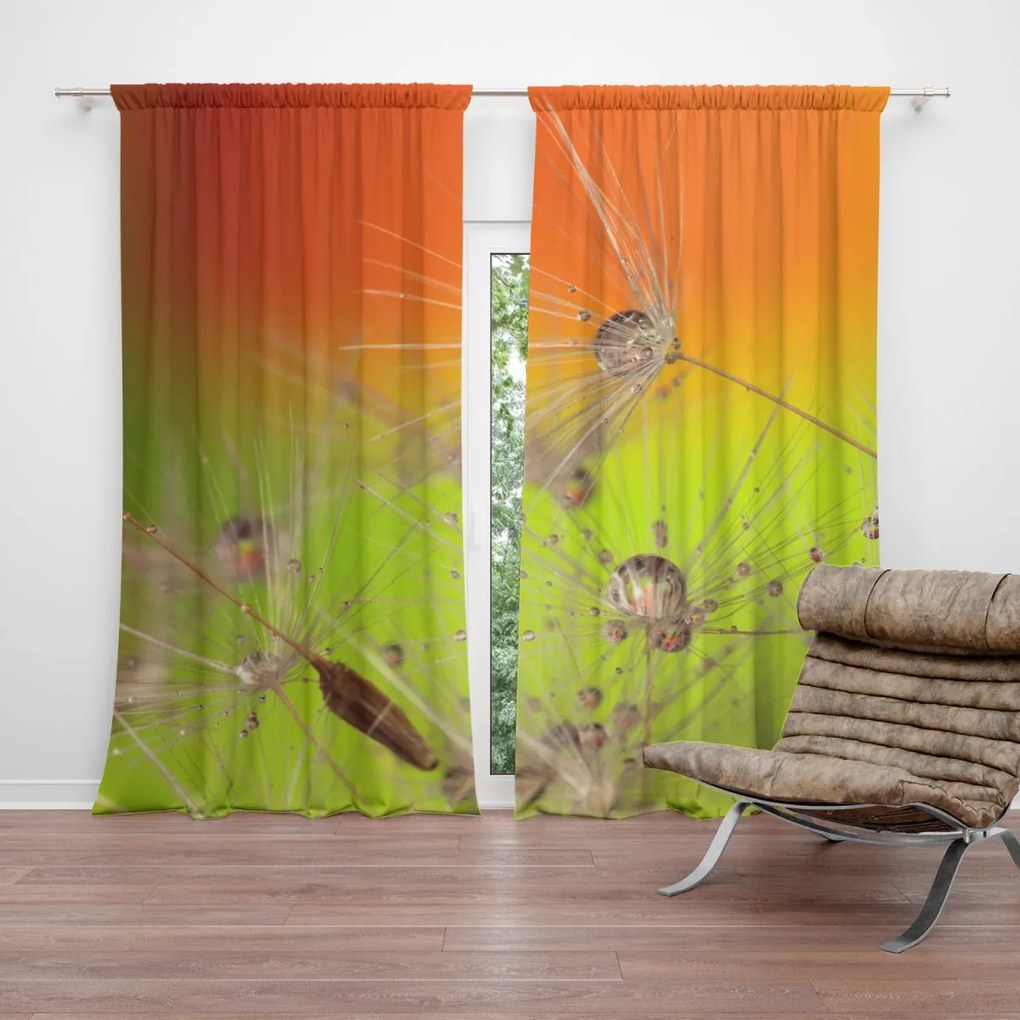 Sablio Záves Odkvitnuté púpavy: 2 ks 140x250 cm