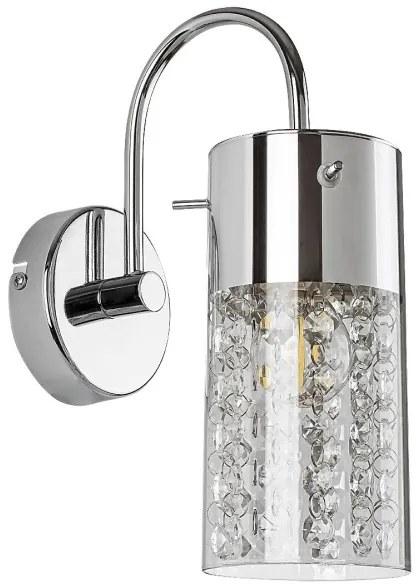 Rabalux 2194 - Kúpeľňové nástenné svietidlo NIAGARA 1xE14/40W/230V IP44 chróm