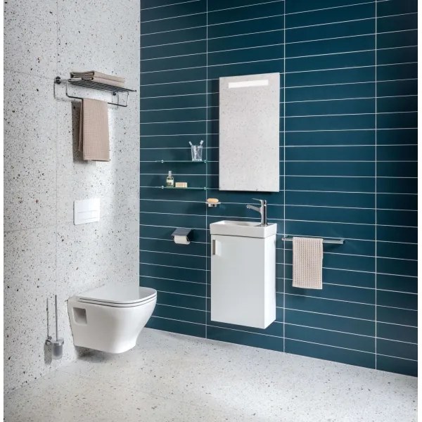 JIKA H45J5111753001 - Kúpeľňová skrinka s umývadlom PETIT 58,5x38,6 cm biela