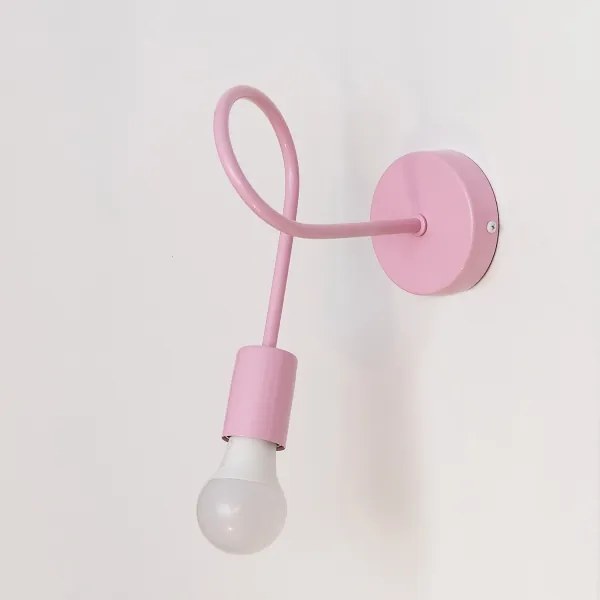 Nástenné svietidlo OXFORD 1xE27/15W/230V ružové