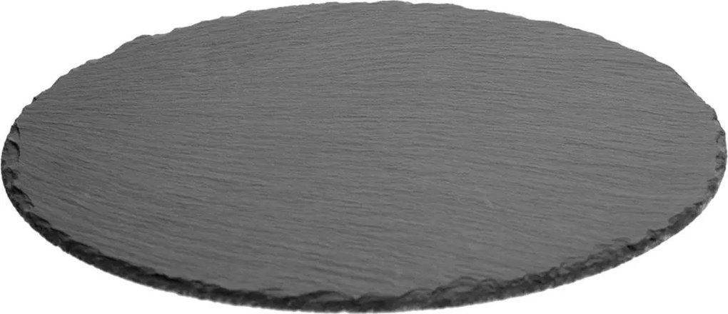 Bridlicový tanier 28 cm čierny