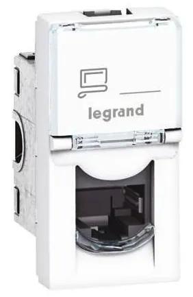 Legrand Legrand 76551 - Zásuvka MOSAIC 1xRJ45 class 5E UTP 1M biela SM76551