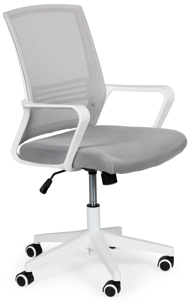 Kancelárska stolička, otočná kancelárska stolička, šedá ModernHome