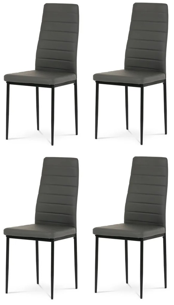Sada jedálenských stoličiek DCL-372 GREY, 4 ks