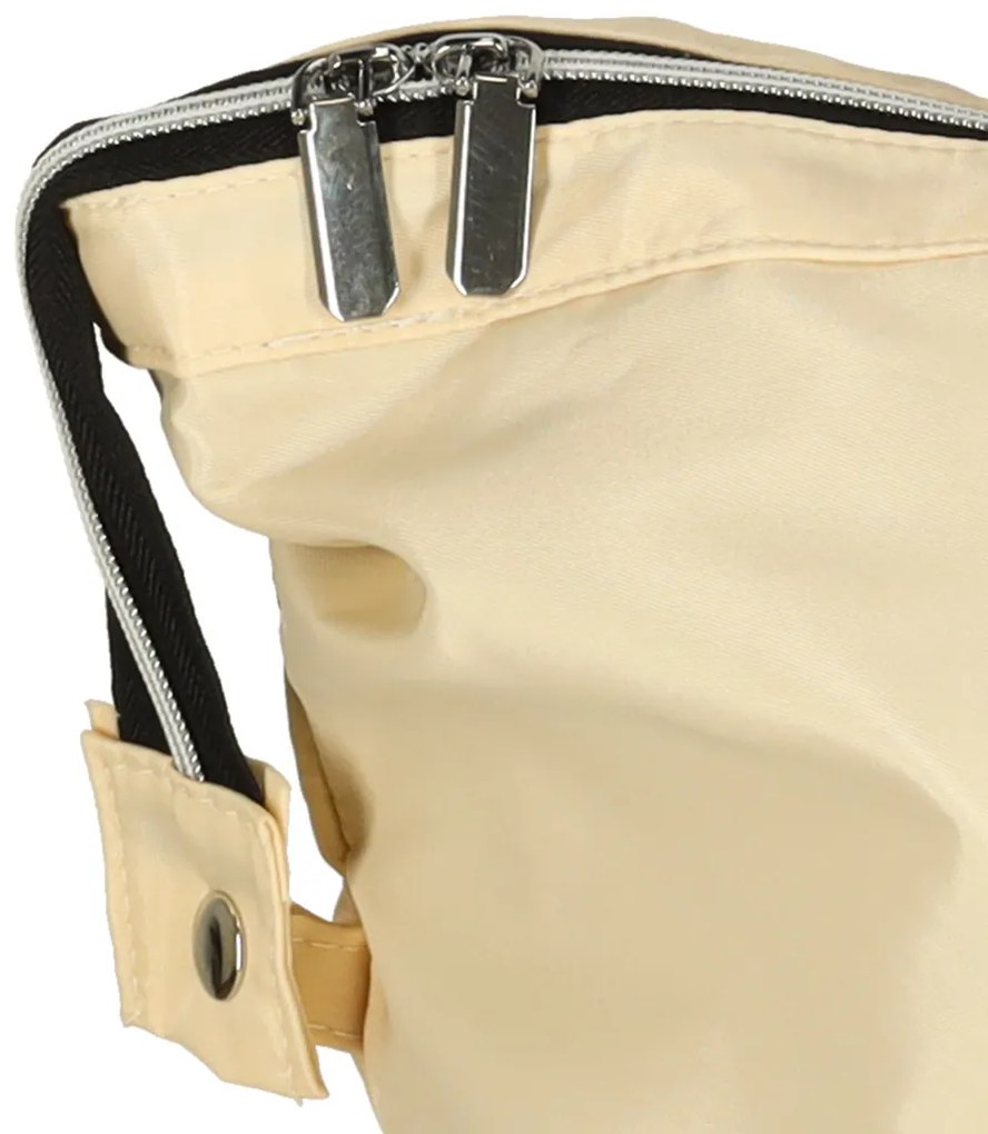 KIK Dámska multifunkčná taška na kočík 48x30x21 cm s 2 vrecúškami, polyester, béžová