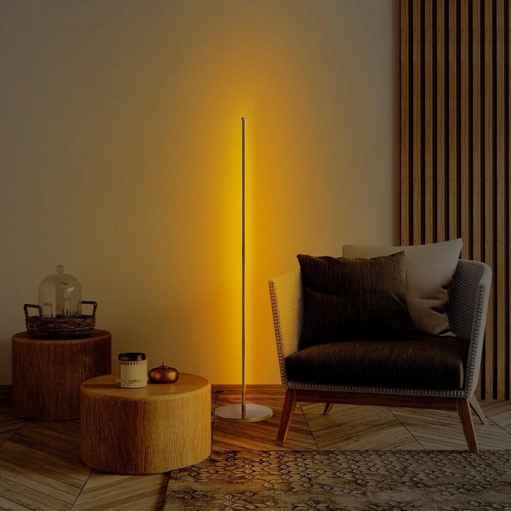 Stojací LED lampa ONLY zlatá