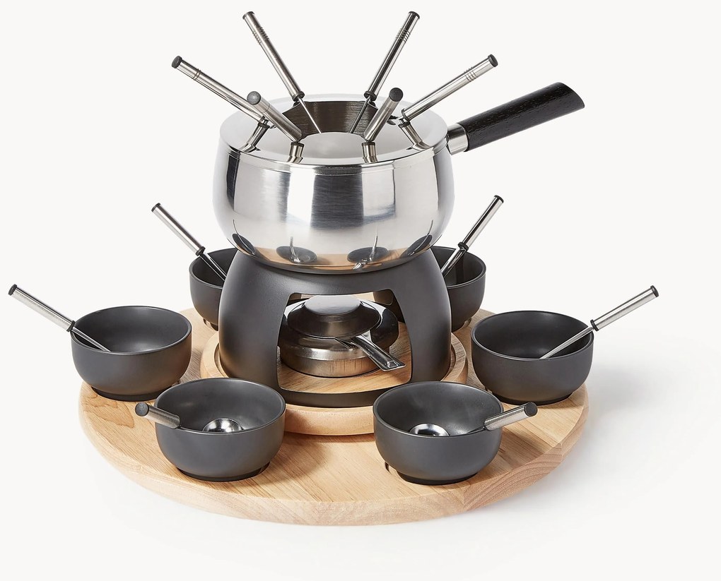 Súprava na fondue Maro, 6 osôb (22 dielov)