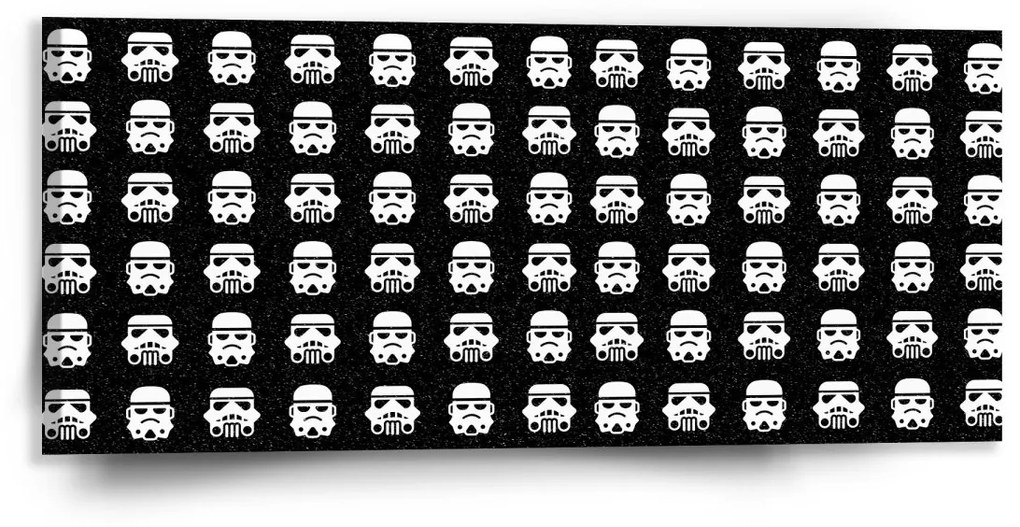 Sablio Obraz Star Wars Stormtrooper Pattern - 110x50 cm