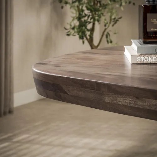 Jedálenský stôl XXL 20-27 Arcadia 240x105cm Drevo Hnedá Acacia - Komfort-nábytok