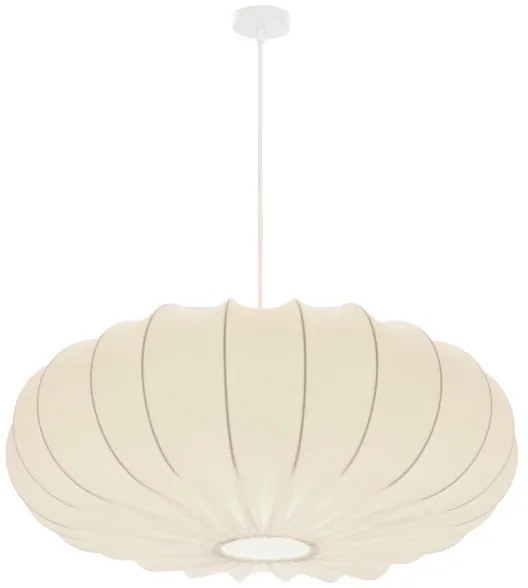 Luster na lanku CAFEE 1xE27/40W/230V pr. 66 cm biela