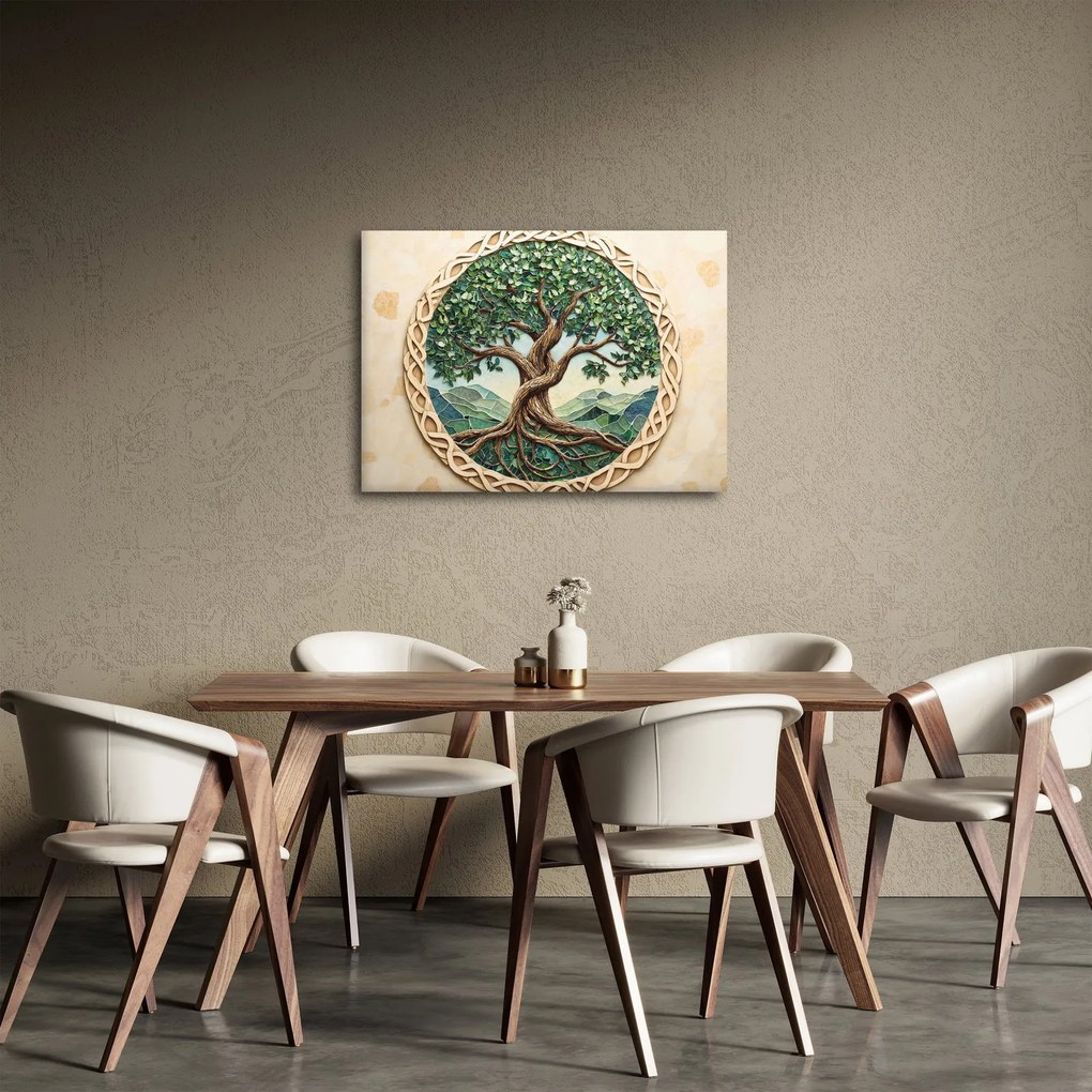 Obraz – Prepletený strom života (70x50 cm)