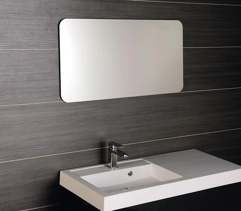 Sapho Sapho, ISHAPE Zrkadlo 500x900mm, zaoblené rohy, bez uchytenia, AG495