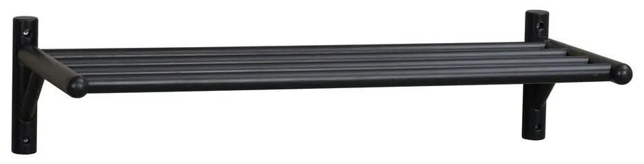 Čierna závesná polica na topánky z dubového dreva Milford - Rowico