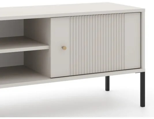 Televízny stolík LUE béžová/čierna