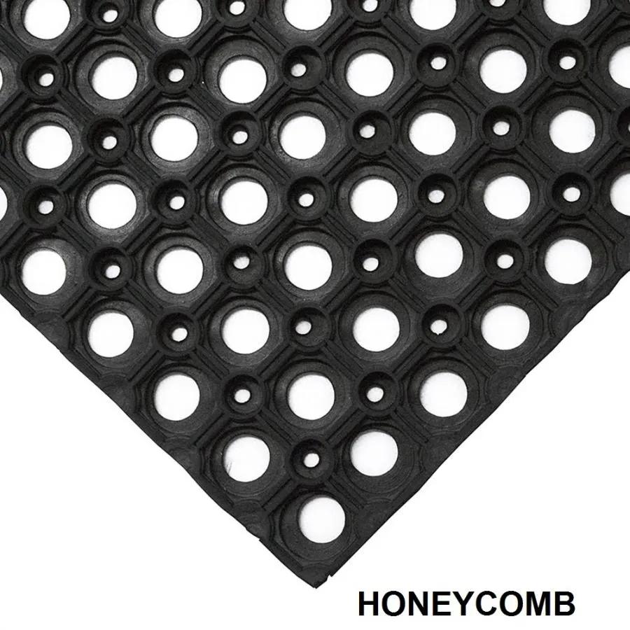 COBA -  COBA Vstupná čistiaca rohož RINGMAT HONEYCOMB 80x120 cm čierna