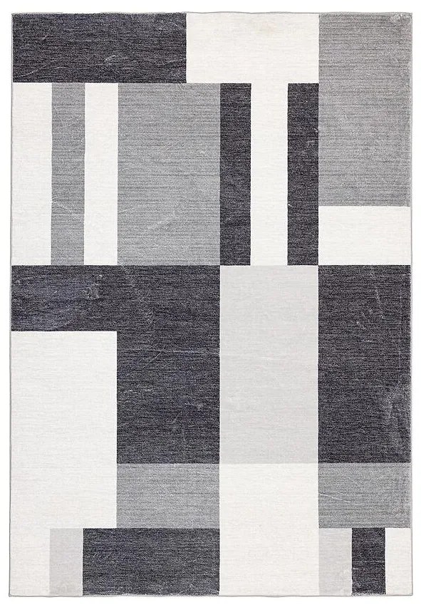 Koberec Chenile Print Rug 1,6/2,3 RS2270PT-1 šedá